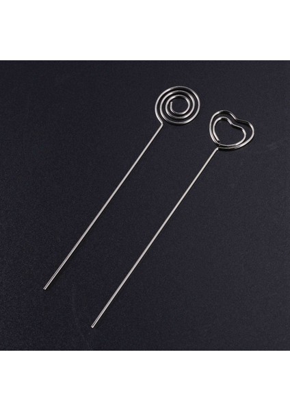 [gui Xulian] 180 Parça Metal Teller Bloknot Not Kartı Tutucular Masa Numarası Klip Fotoğraf Standı Simli (Yurt Dışından) fiyatları