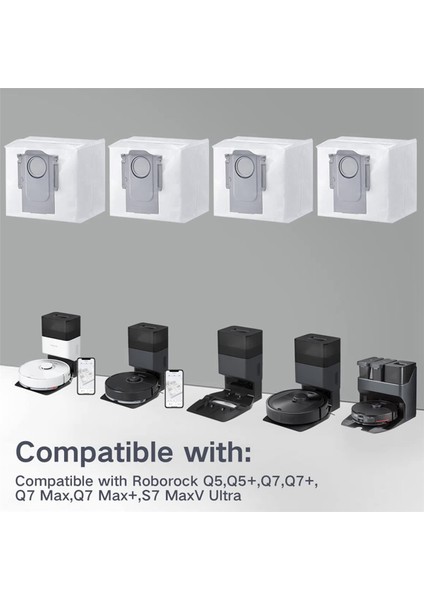 【gui XULIAN】28X S7 Maxv Ultra Toz Torbası Aksesuarları S7 Maxv/s7 Maxv Plus/ Max Q5+ T8 Çöp Torbası Robot Parçaları (Yurt Dışından)