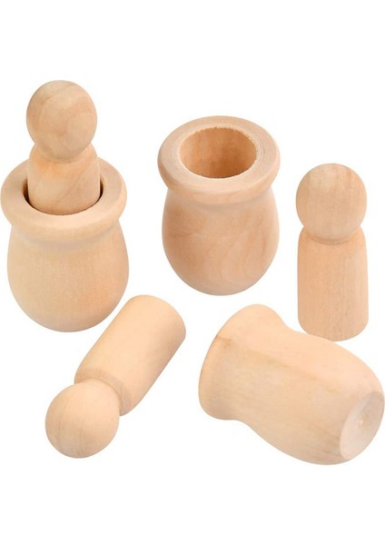 [gui Xulian]bitmemiş Ahşap Mandal Yerleştirme Bebekleri Insan Bedenleri, Resim Için Doğal Boyasız Dekoratif Ahşap Figürler, Sanat Projeleri 80 (Yurt Dışından) fiyatları