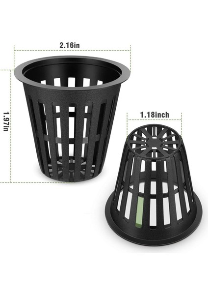 [gui Xulian] 300 Paket 2 Inç Net Bardaklar Oluklu Örgü Geniş Dudak Filtre Bitki Net Pot Kova Sepeti Hidroponik Için (Yurt Dışından) modelleri