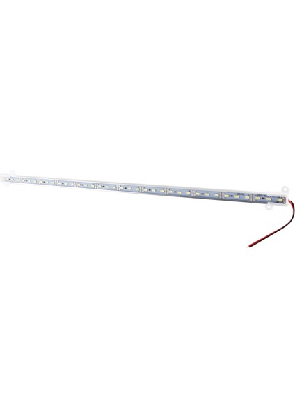 【gui Xulian】20 Adet 50CM 12V 36 LED 5630 Smd Sert Şerit Işık Alüminyum Kabuk, Uç Kapaklı Beyaz (Yurt Dışından)