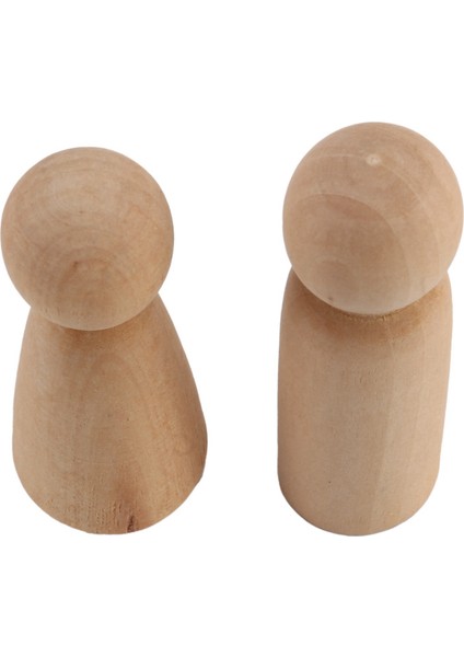 [gui Xulian] 30 Parça 65 mm Bitmemiş Ahşap Mandal Bebekler Ahşap Minik Bebek Organları Insan Süslemeleri, Ahşap Rengi (Yurt Dışından) fiyatları