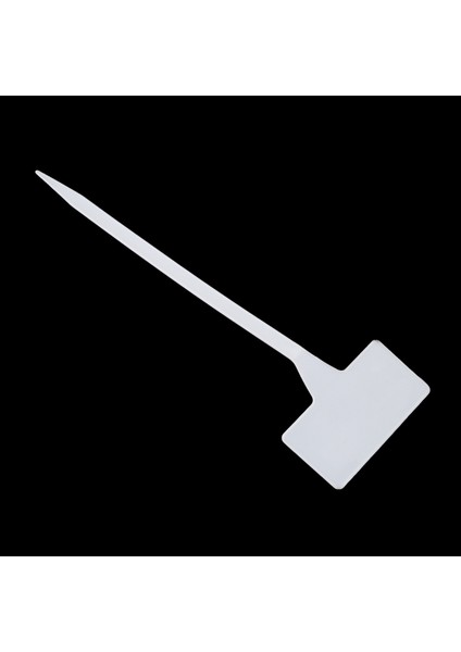 [gui Xulian] 100 Adet Bonsai Plastik Bitki Etiketleri Bahçe Etiketleri T-Tipi Kıvrık Bahçe Etiketleri Işaretleyiciler Kreş Kıvrık Beyaz (Yurt Dışından) indirimleri