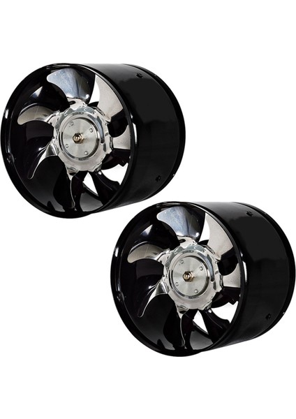 [gui Xulian] 2x 6 Inç Yüksek Hızlı Egzoz Fanı In-Line Kanal Mutfak Aspiratörü Metal Tuvalet Fanı Endüstriyel Fan 220 V (Yurt Dışından)