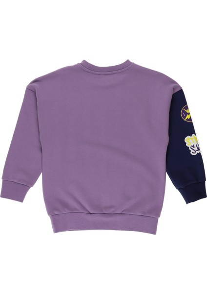 Erkek Çocuk Baskılı Sweatshirt