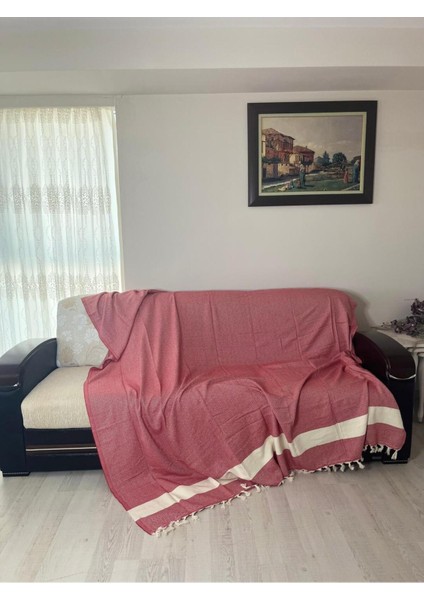 Elmas Desen Organik Pamuk Dokuma Çift Kişilik Pike 200X250CM