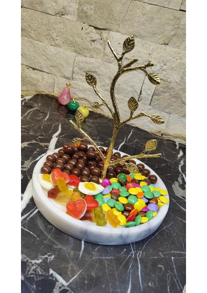 Mermer Kulplu Şekerlik Sunumluk Lokumluk Ikramlık fırsatları