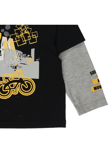 Erkek Bebek Baskılı T-Shirt modelleri
