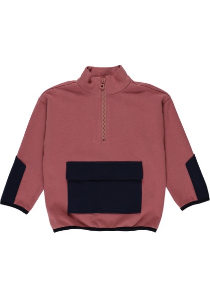 Blok Renkli Sweatshirt