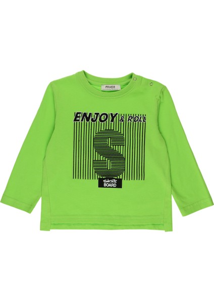 Erkek Bebek Baskılı T-Shirt
