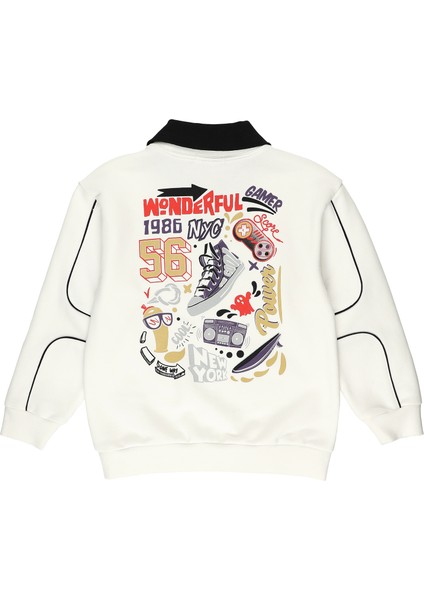 Baskılı Sweatshirt