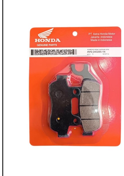 Honda Cbf 150 Ön Fren Balatası Orijinal AVG-243285-1N