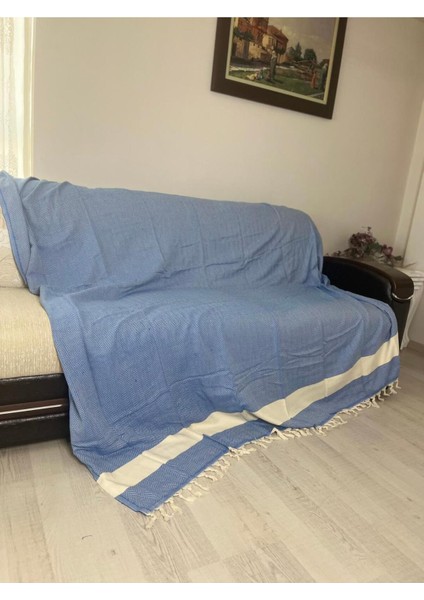Balık Sırtı Organik Pamuk Dokuma Çift Kişilik Pike 200X250CM