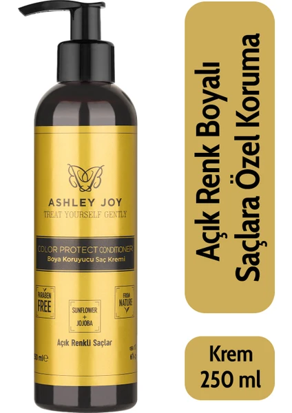 Ashley Joy Açık Renk Boyalı Saçlar İçin Saç Kremi 250 ml