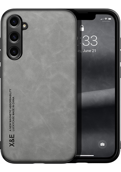 Samsung Galaxy M34 5g Cilt Hissi Manyetik Çekim Cep Telefonu Kılıfı (Yurt Dışından)