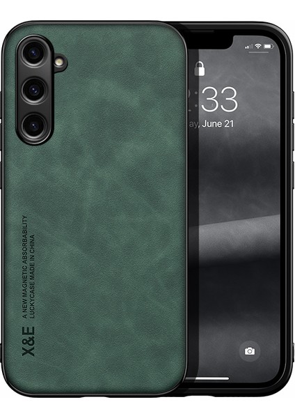 Samsung Galaxy M34 5g Cilt Hissi Manyetik Çekim Cep Telefonu Kılıfı (Yurt Dışından)