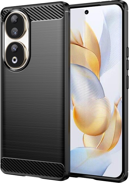 Honor 90 Fırçalanmış Silika Jeli Cep Telefonu Kılıfı (Yurt Dışından)