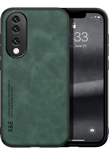 Honor 90 Cilt Hissi Manyetik Çekim Cep Telefonu Kılıfı (Yurt Dışından)
