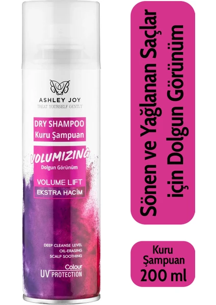 Ashley Joy Sönen Ve Yağlanan Saçlar İçin Hacim Veren Volumizing Kuru Şampuan 200 ML