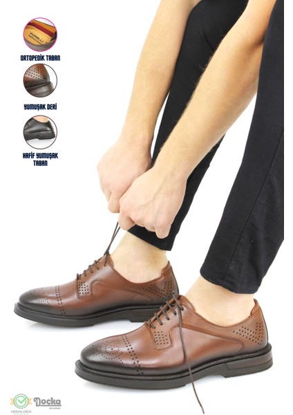 Erkek Deri Hafif Yumuşak Klasik Ayakkabı F24/Cm43708