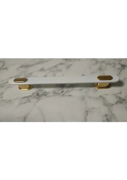 Gold Beyaz Demonte Dolap Çekmece Kulpu 160MM 2 Adet