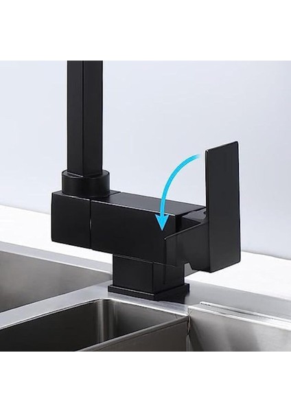 Mutfak Pencere Önü Katlanır Evye Bataryası Su Arıtma Çıkışlı Yeni Mat Siyah 7 Yıl Garantili modelleri