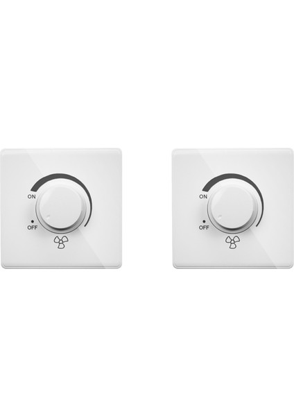 [gui Xulian] 2x 86 Tip Tavan Vantilatörü Ayarı Kademesiz Hız Kontrol Cihazı Duvar Anahtarı 220 V 10A (Yurt Dışından)