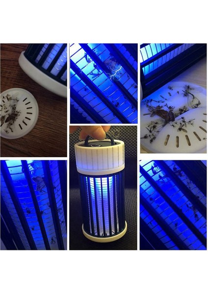 [gui Xulian] 2x Sivrisinek Lambası, USB Elektrikli Böcek Öldürücü 360°UV Sinek Zapper, Yatak Odası Otel Için Taşınabilir Böcek Işığı Kapalı ve Açık (Yurt Dışından) modelleri