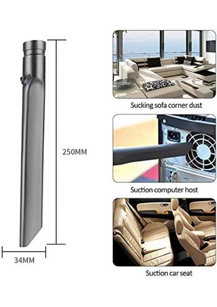 【gui Xulian】cyclone V6 Absolute Hayvan Yatak Elektrikli Süpürge Ek Parçaları Yedek Fırça Aracı Için 2x Aralık Aparatı (Yurt Dışından)