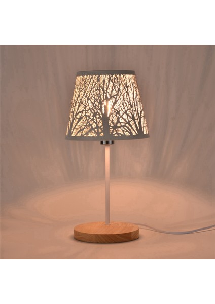 [gui Xulian] Ampul Üzerinde 2x Küçük Abajur Klipsi, Masa Avize Duvar Lambası Siyah Için Ağaç Desenli Varil Metal Abajur (Yurt Dışından) indirimleri