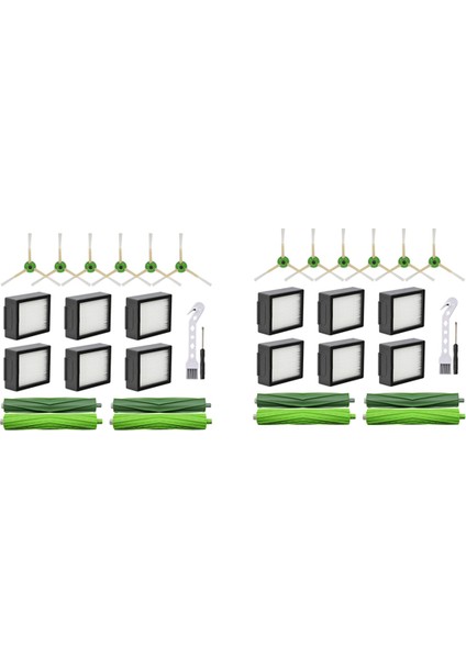 【gui Xulian】2x I3 I4 I6 I7 I8 J7 E5 E6 E7 Robotlu Süpürge Için Yedek Parçalar Ana Yan Fırça Hepa Filtre (Yurt Dışından)