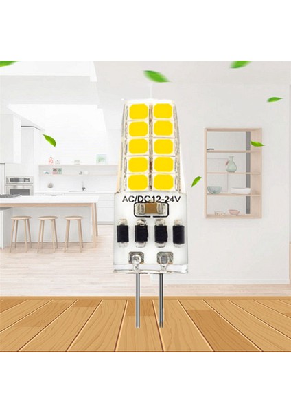[gui Xulian] 20PCS G4 LED Ampul AC/DC12V-24V 3W LED G4 Işık 20LED 360 Işın Açısı Işık 2835SMD 30W Halojen Lambayı Değiştirin, Soğuk Beyaz (Yurt Dışından)
