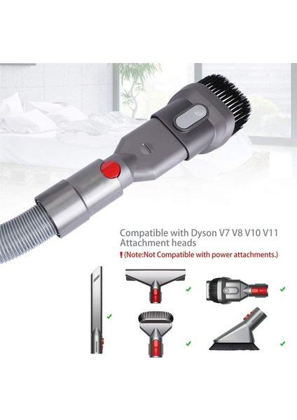 【gui Xulian】2x Tetik Kilidi ve V7 V10 V11 Elektrikli Süpürge Parçaları Için Uyumlu Esnek Uzatma Hortumu Kırmızı (Yurt Dışından) indirimleri