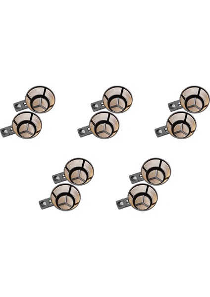 【gui Xulian】 2 Yollu Brewer Kahve Makinesi Modelleri Için 10X Yeniden Kullanılabilir Kahve Sepeti Filtresi 49980A, 49980Z, 47650, 49933 (Yurt Dışından)