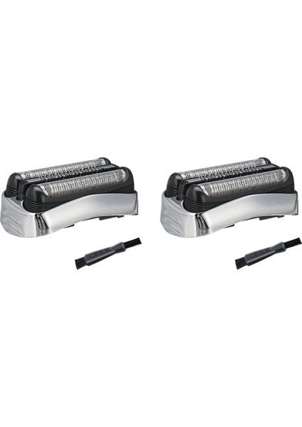 【gui Xulian】series 3 21S 32S 320S-4 330S-4 340S-4 350CC-4 Tıraş Başlığı Için 2x Ekonomik Yedek Tıraş Makinesi Folyosu ve Kesici Seti (Yurt Dışından)