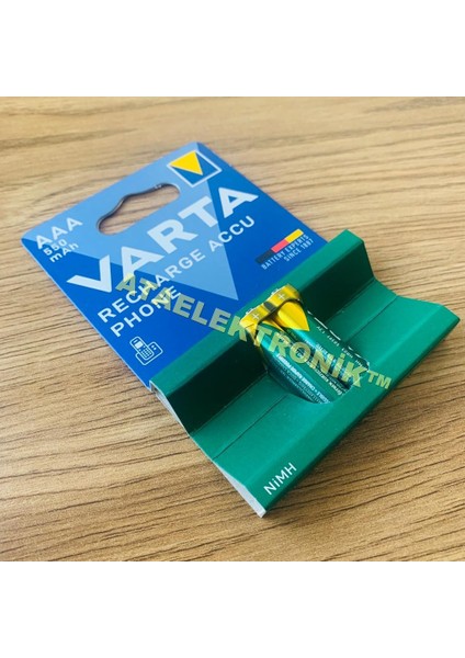 Çocukların Oyuncakları İçin AAA ince tip ŞARJ EDİLEBİLİR ŞARZLI PİL VARTA 550 indirimleri