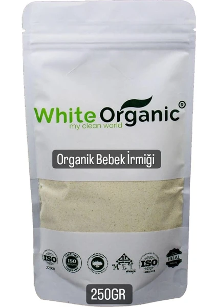 White Organic Organik Bebek Irmiği 250 gr +6 Ay