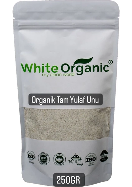 White Organic Organik Tam Yulaf Unu 250 gr +6 Ay