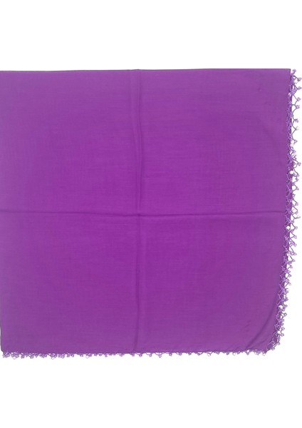 Pamuklu Damla Inci Boncuklu Yosun Yeşili Eşarp Yüksek Kalite Yazma 100X100CM
