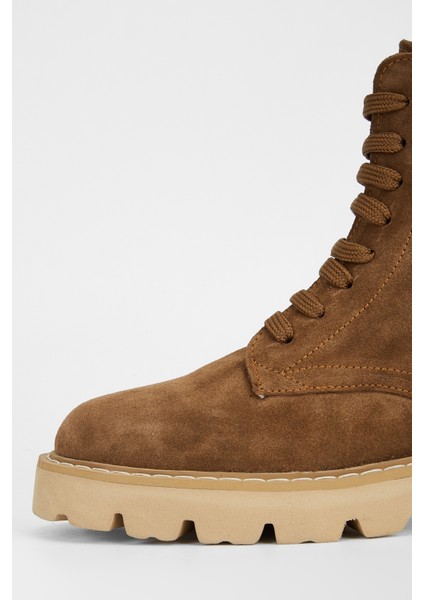 Kadın Taba Süet Hakiki Deri Casual Bot 902 2735 Bn Bot SK23/24 fırsatları