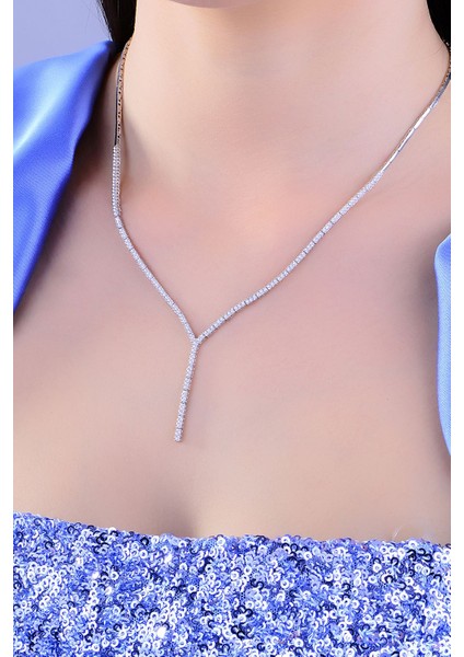 925 Ayar Gümüş Sıra Salkım Su Yolu Bayan Düğün, Özel Gün Seti Kolye,bileklik,küpe,yüzük fiyatları