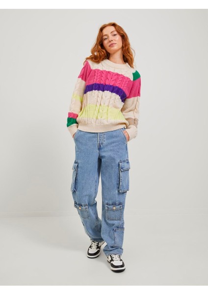 Bisiklet Yaka Kemik Kadın Kazak 12246501 modelleri