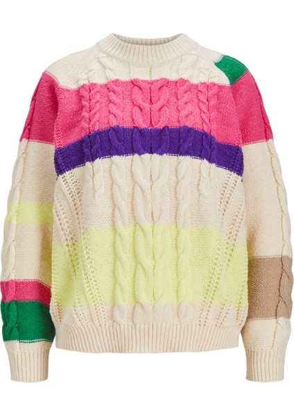 Bisiklet Yaka Kemik Kadın Kazak 12246501 fırsatları