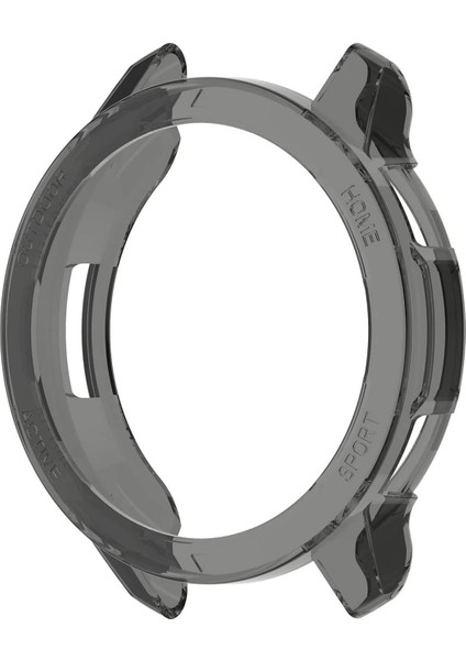 Xiaomi Watch S1 Active Kılıf 360 Full Round Soft Silicone Füme