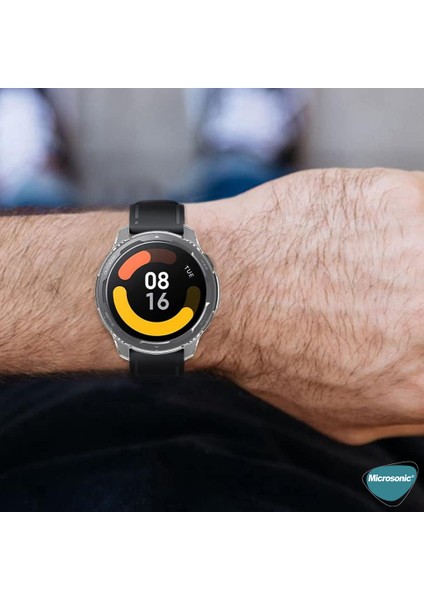 Xiaomi Watch S1 Active Kılıf 360 Full Round Soft Silicone Füme