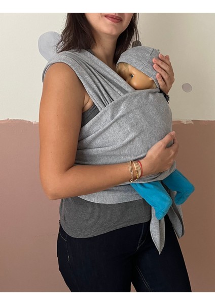 Baby D Birinci Sınıf Pamuk Esnek Wrap Sling