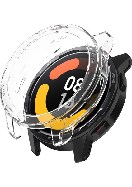 Xiaomi Watch S1 Active Kılıf 360 Full Round Soft Silicone Şeffaf