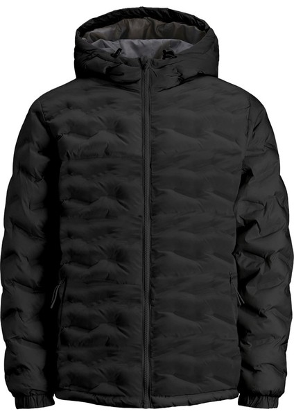 Jack & Jones Jcowın Quılted Erkek Siyah Mont 12250429-Black