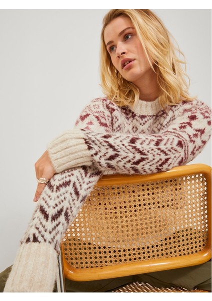 Bisiklet Yaka Kemik Kadın Kazak 12240728 fırsatları