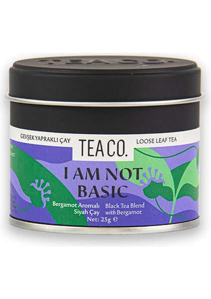 Tea Co Bergamotlu Siyah Çay I Am Not Basic 25 gr